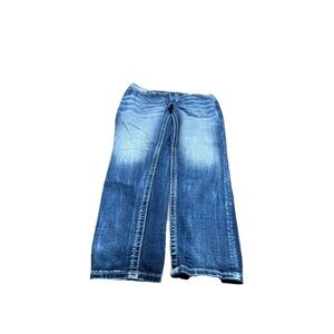 Miss Me Women’s Medium Wash Curvy Skinny Jeans! Sz 34 40x30